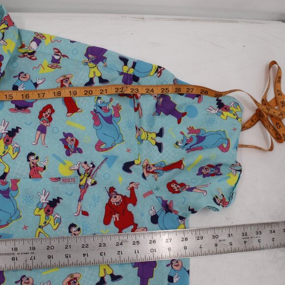 RSVLTS Shirt Mens 3XL Disney A Goofy Movie The Whole Goofin Gang Button Down - Picture 13 of 15